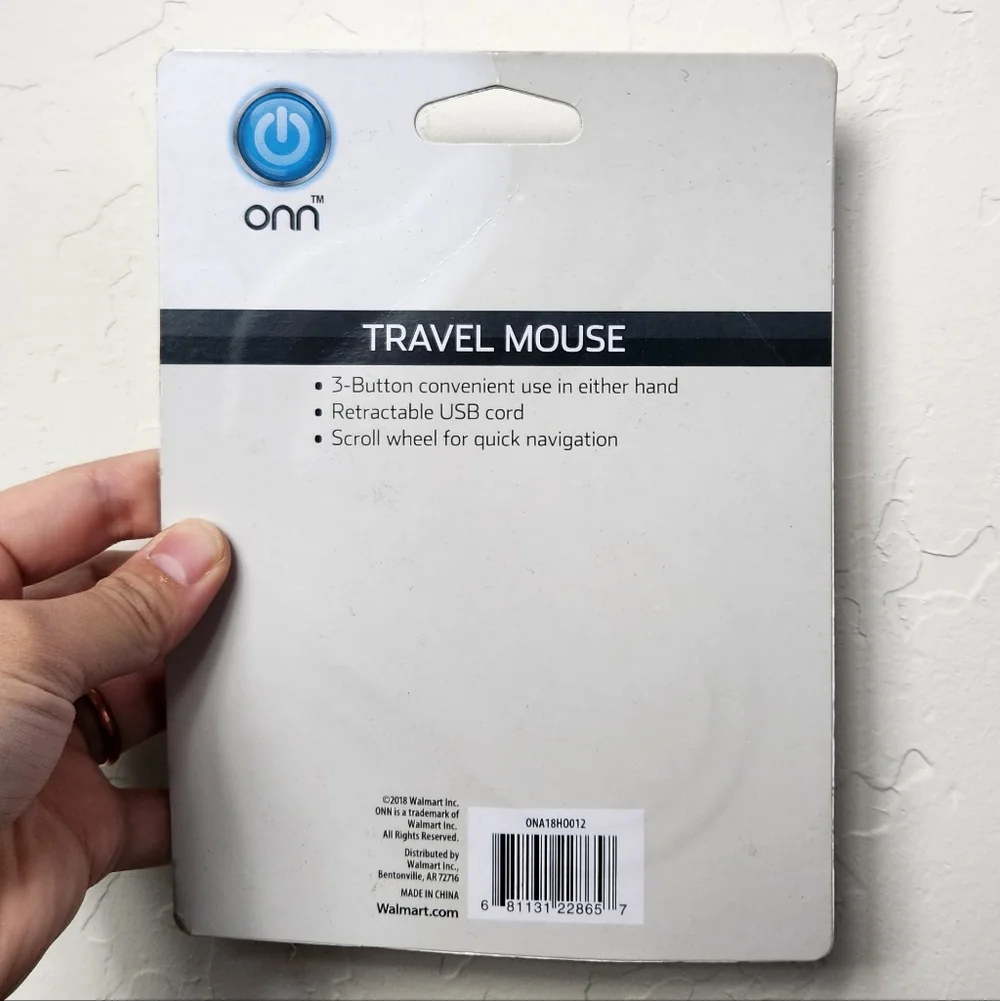 On Running Travel Mouse Packaging